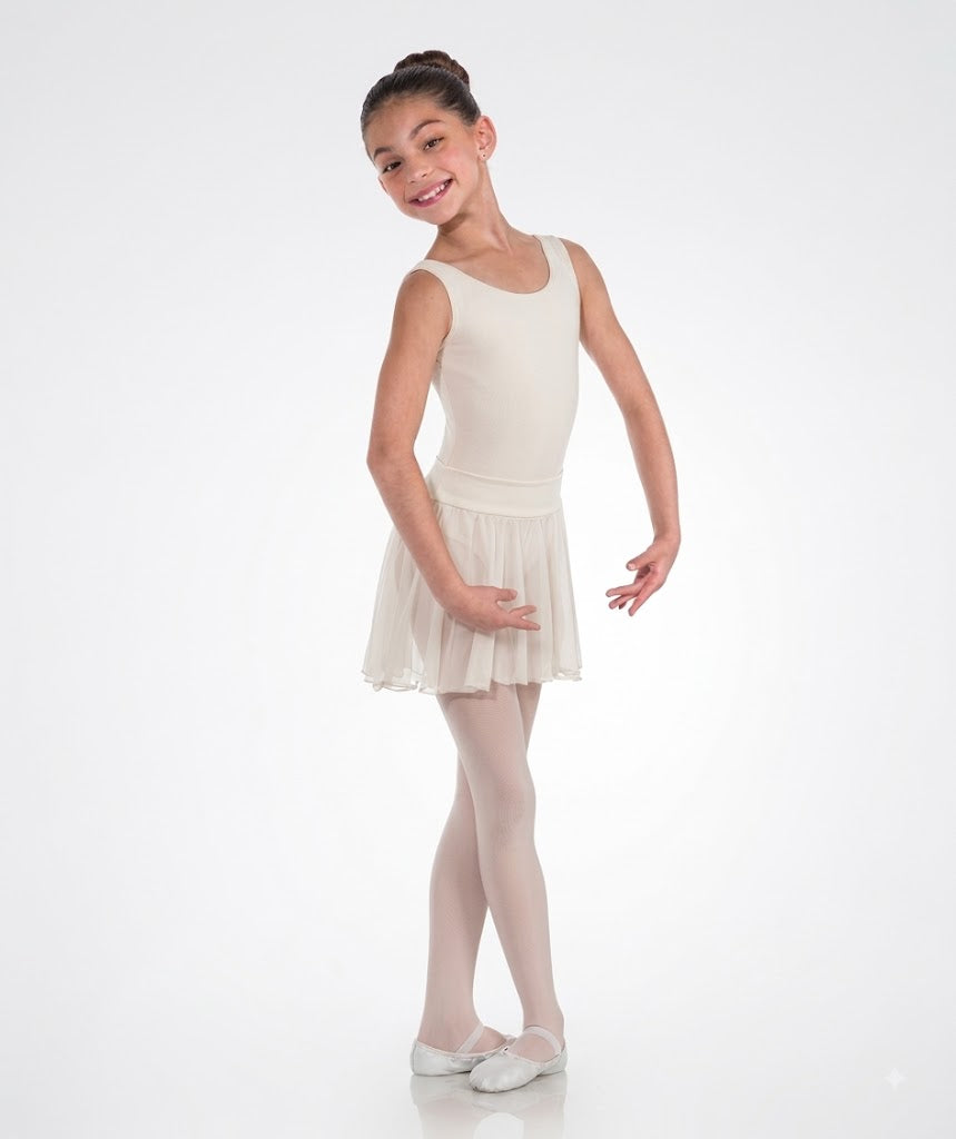 122R Medium-Length Chiffon Skirt - Child