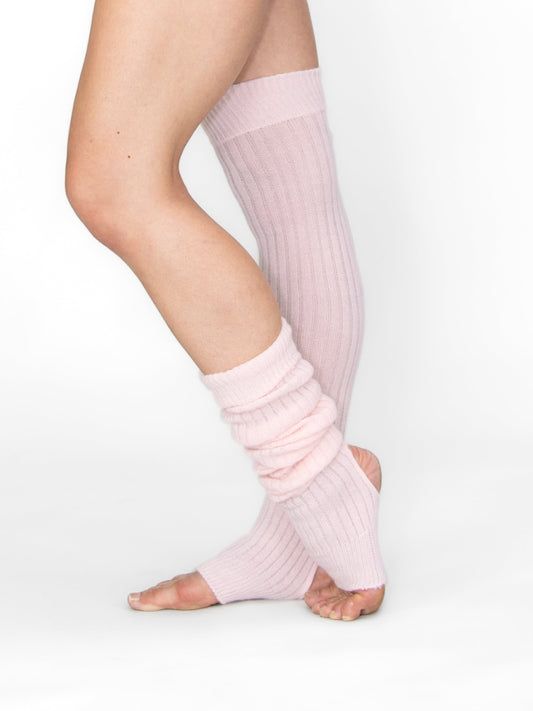Stirrup Legwarmers 27 inch - Light Pink, side view