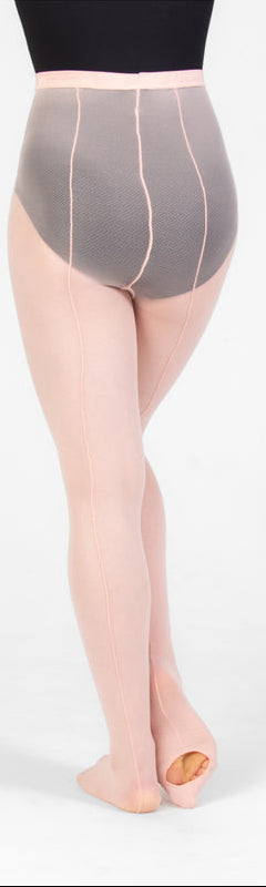 totalSTRETCH Convertible Classic Mesh Tights - Child - back view
