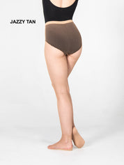 TotalSTRETCH Seamless Heavy Gauge Fishnet Padded Foot Tights