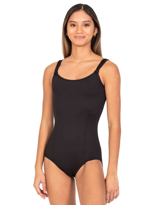 BWP337 ProWEAR Gathered Strap Tank Leo - Adult