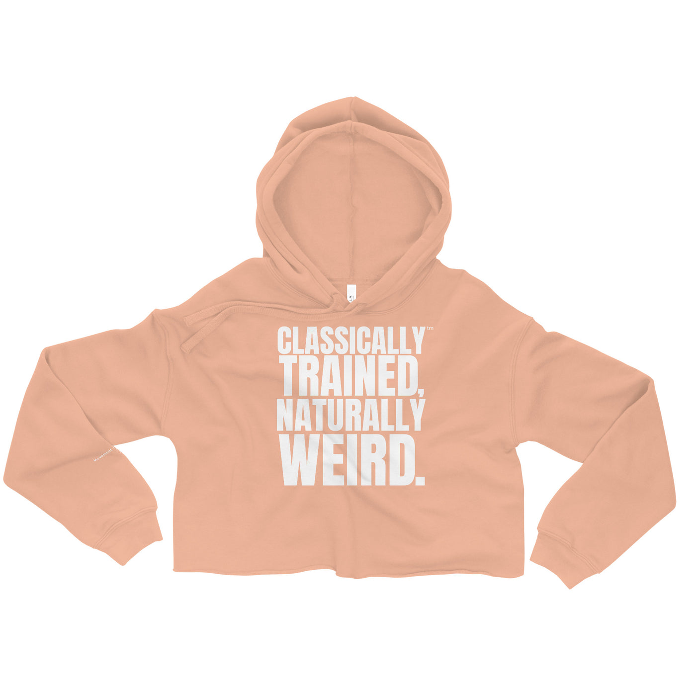 Classically Trained, Naturally Weird™ Crop Hoodie - ADULT