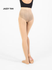 TotalSTRETCH Back Seam Knit Waist Convertible Tights