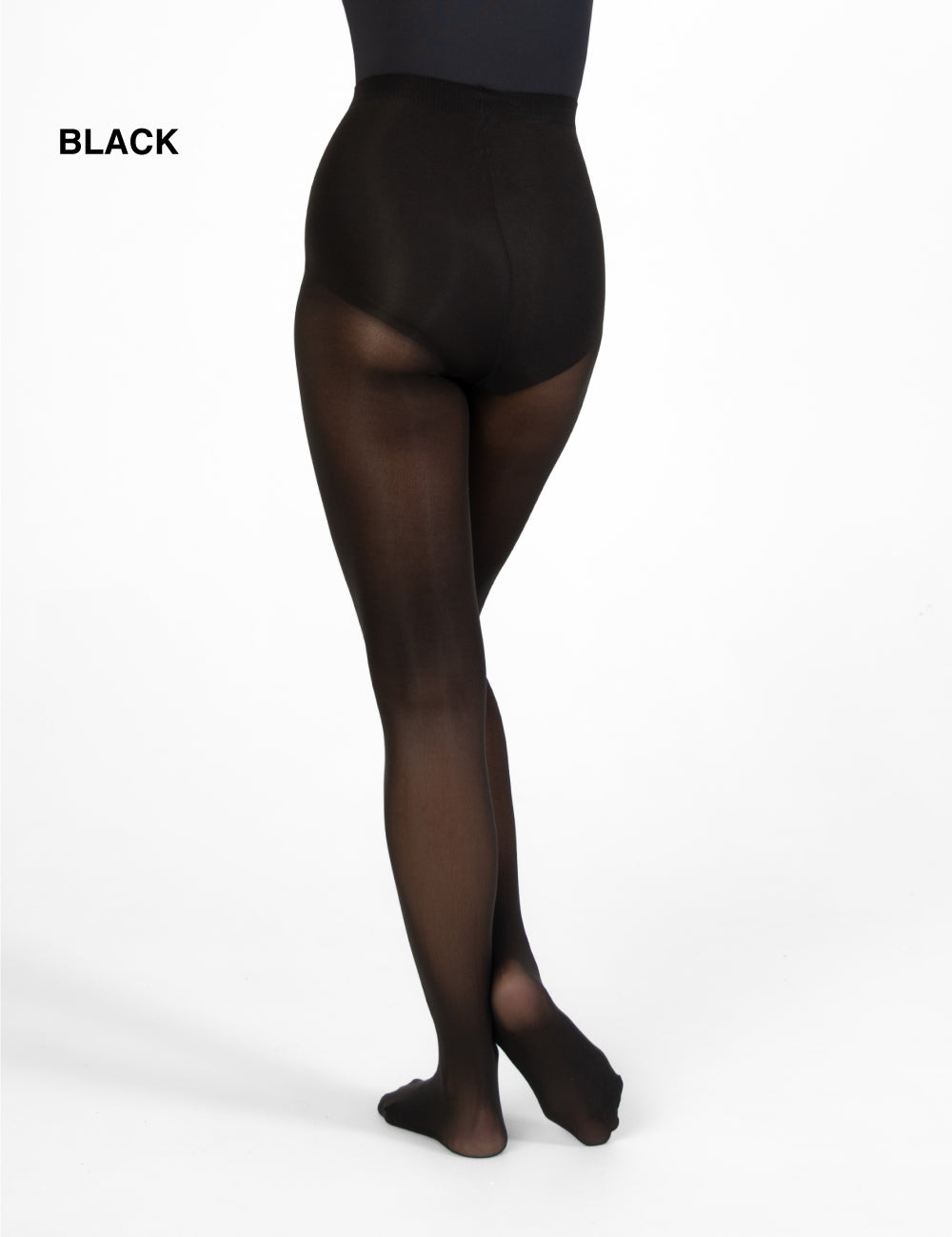 TotalSTRETCH Knit Waist Footed Tights