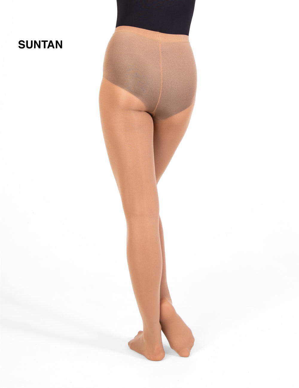 TotalSTRETCH Knit Waist Footed Tights