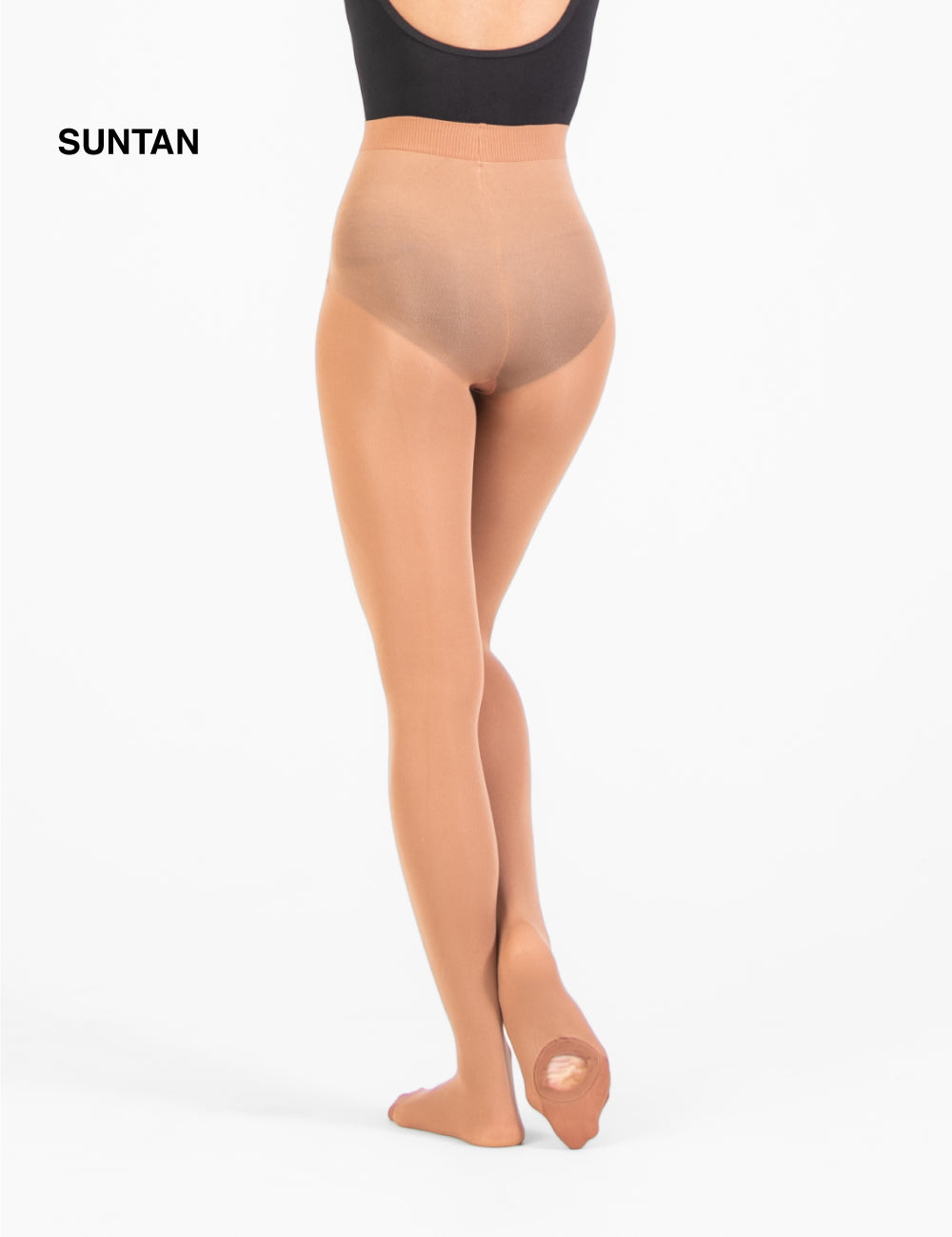 TotalSTRETCH Seamless Knit Waist Convertible Tights