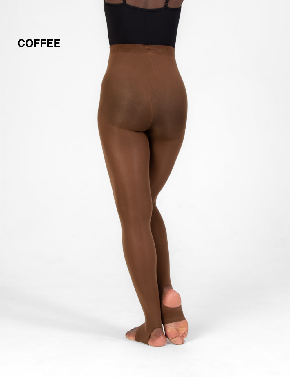 TotalSTRETCH Seamless Knit Waist Stirrup Tights