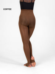 TotalSTRETCH Seamless Knit Waist Stirrup Tights