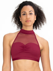 ProWEAR Sweetheart Mock Neck Open Back Bra Top - WOMENS