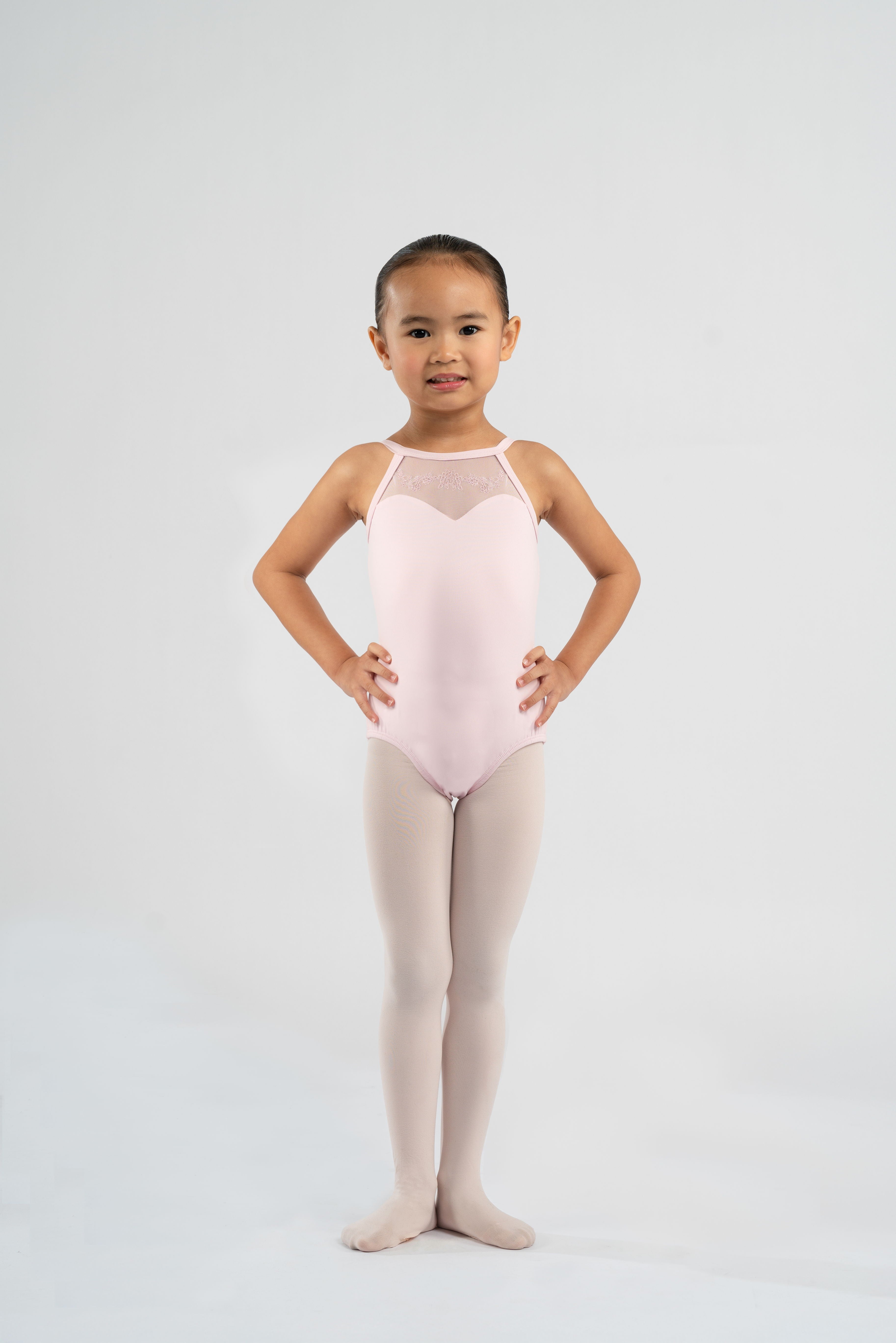 Halter Leo with Placement Embroidery