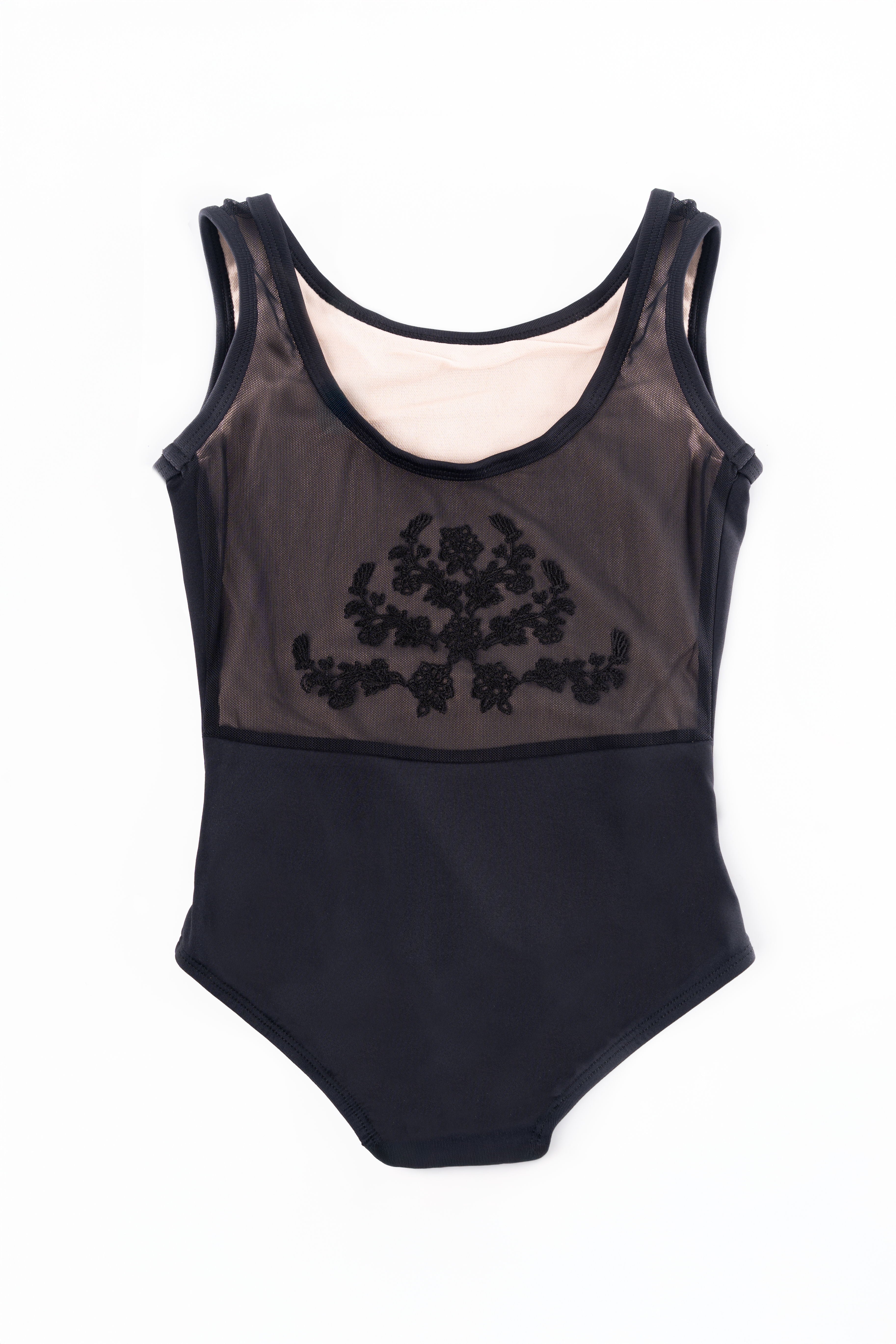 Scoop Neck Tank with Placement Embroidery