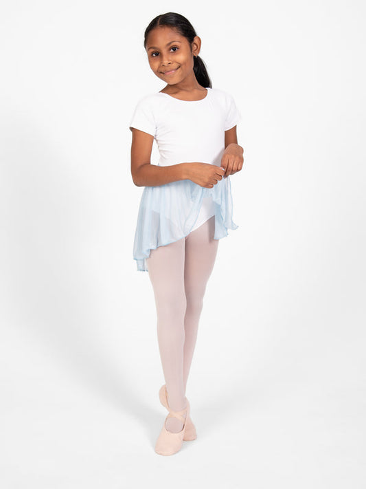ProWear Short Sleeve Leotard - Child - White, full view
