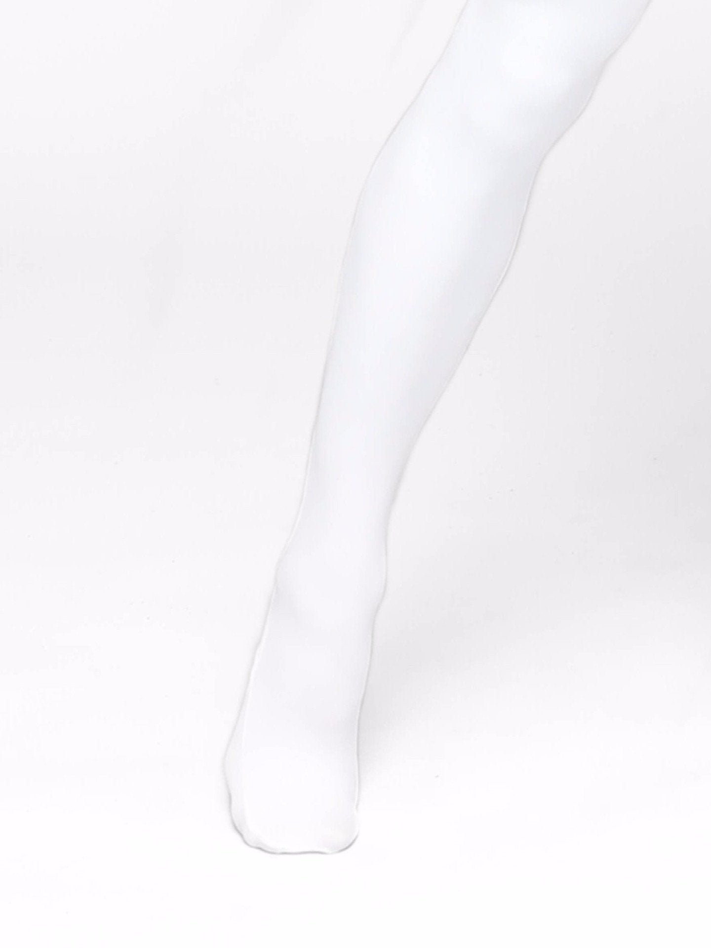 Convertible Seamless Dance Tights - Mens - White, front view