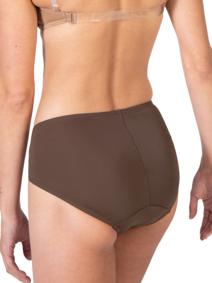 totalSTRETCH Brief - Adult - Mocha, back view