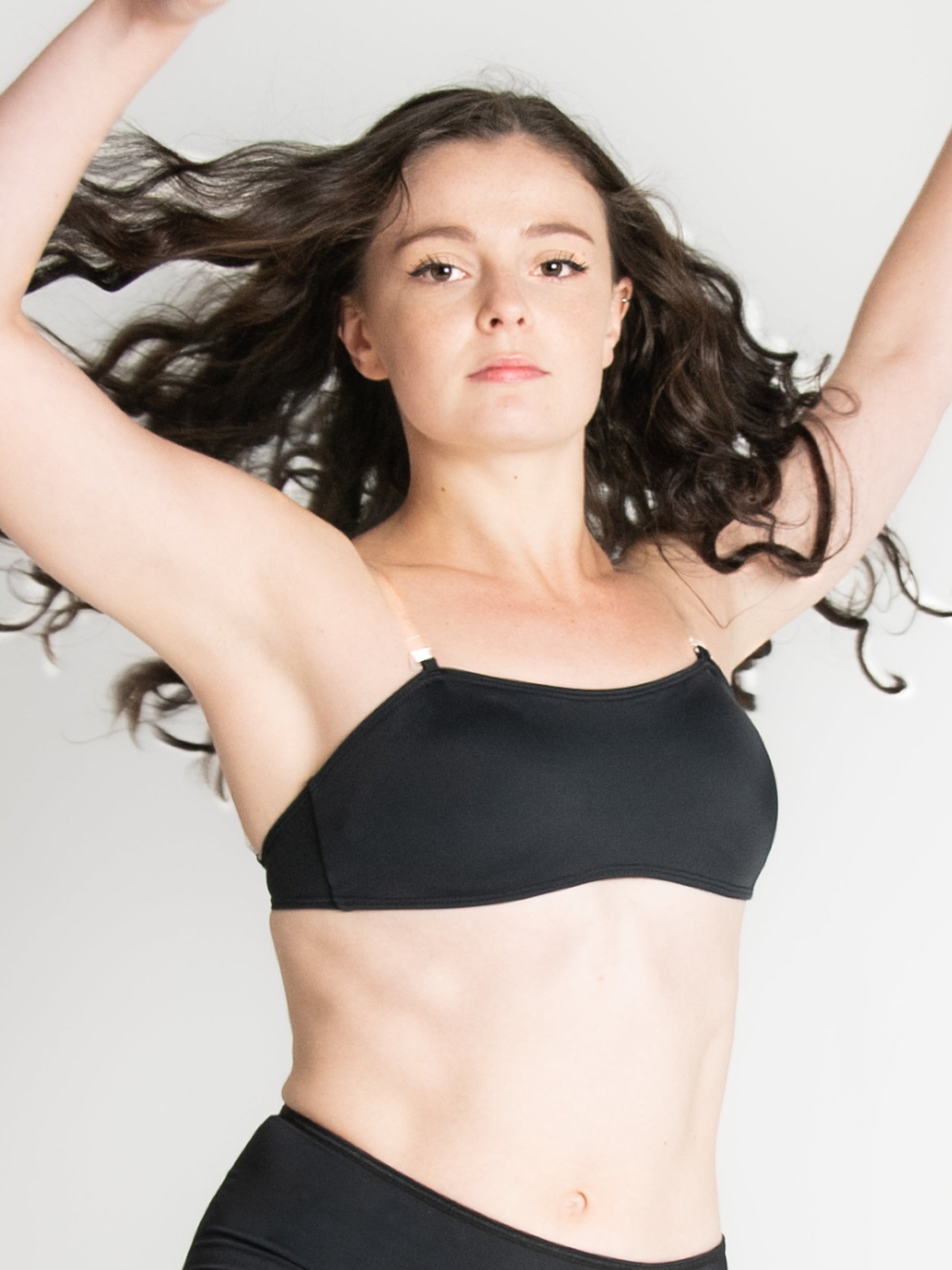 totalSTRETCH Padded Convertible Bra - Adult - Black, front view