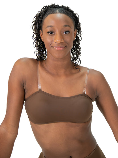 totalSTRETCH Padded Convertible Bra - Adult - Mocha, front view