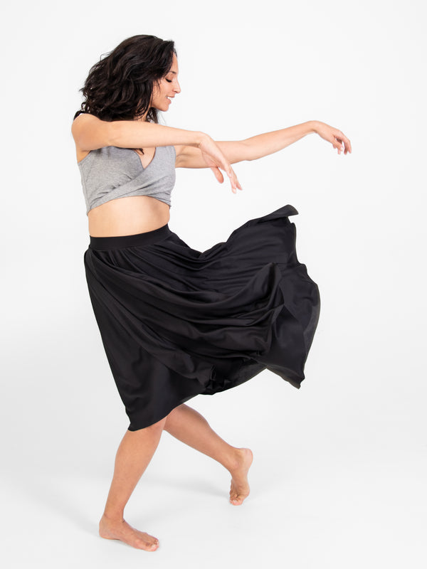 Below-The-Knee Circle Skirt