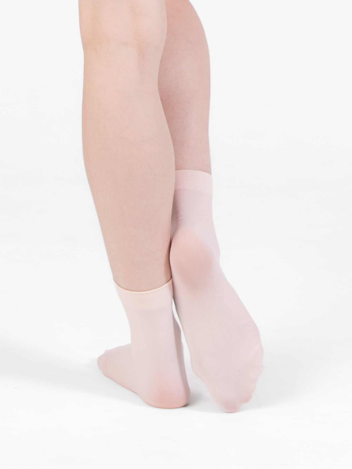 totalSTRETCH Ankle Tights - Adult - Theatrical Pink, back view