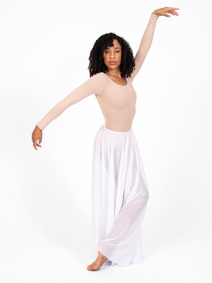 ProWear Long Sleeve Leotard - Child - Nude, full view