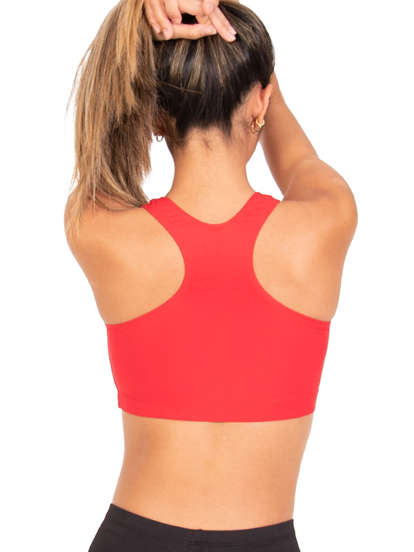 ProWear Racer Back Tank - Child - Scarlet, back view