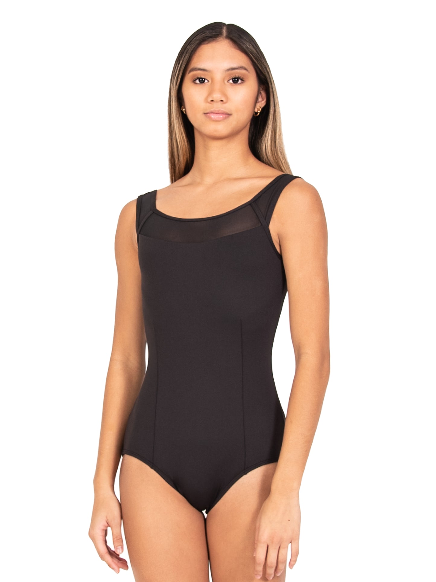 BWP333 ProWEAR Tank Leotard With Mesh - Adult