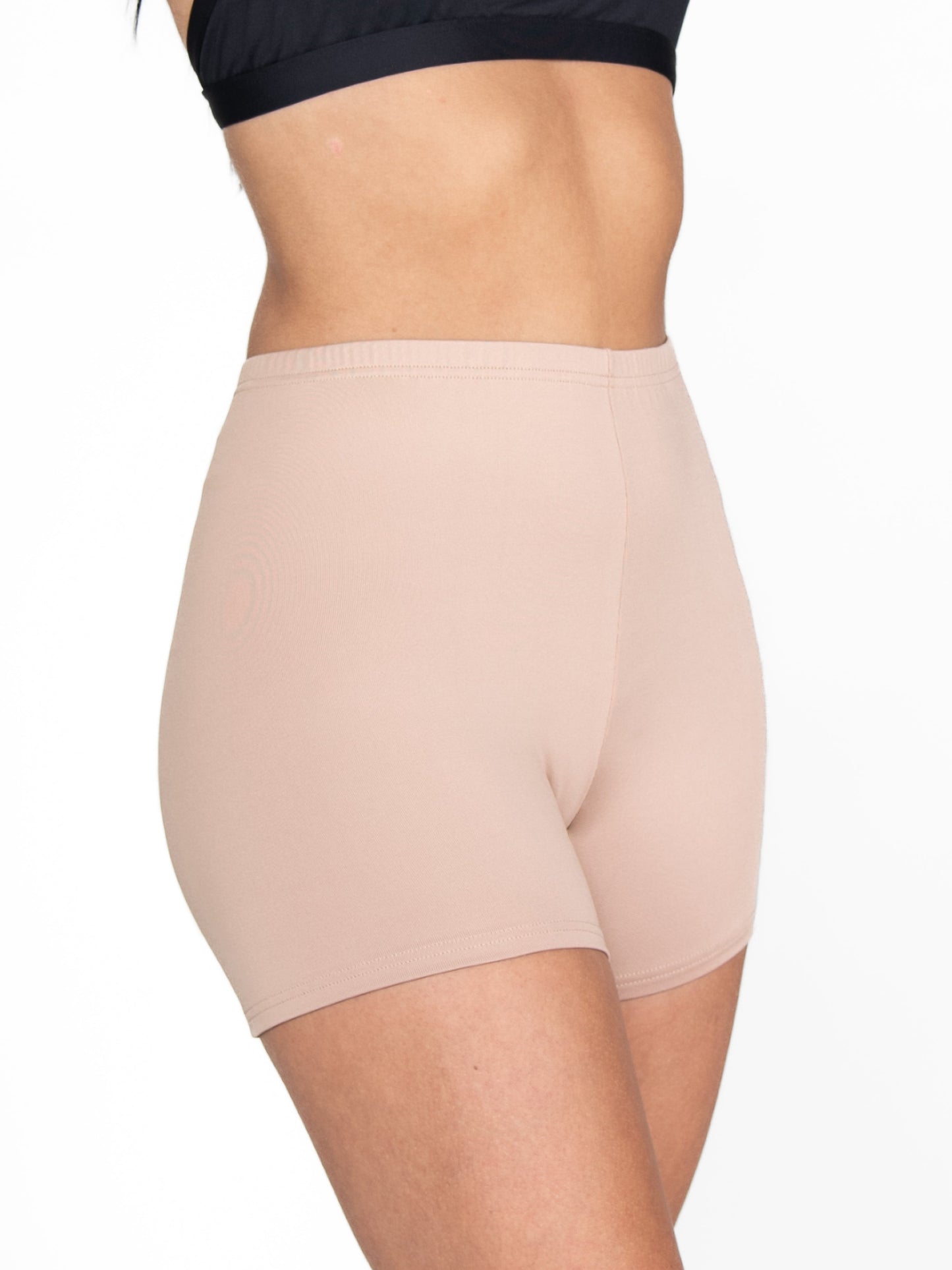 MicroTECH Athletic Boy-Cut Short - Nude, front view