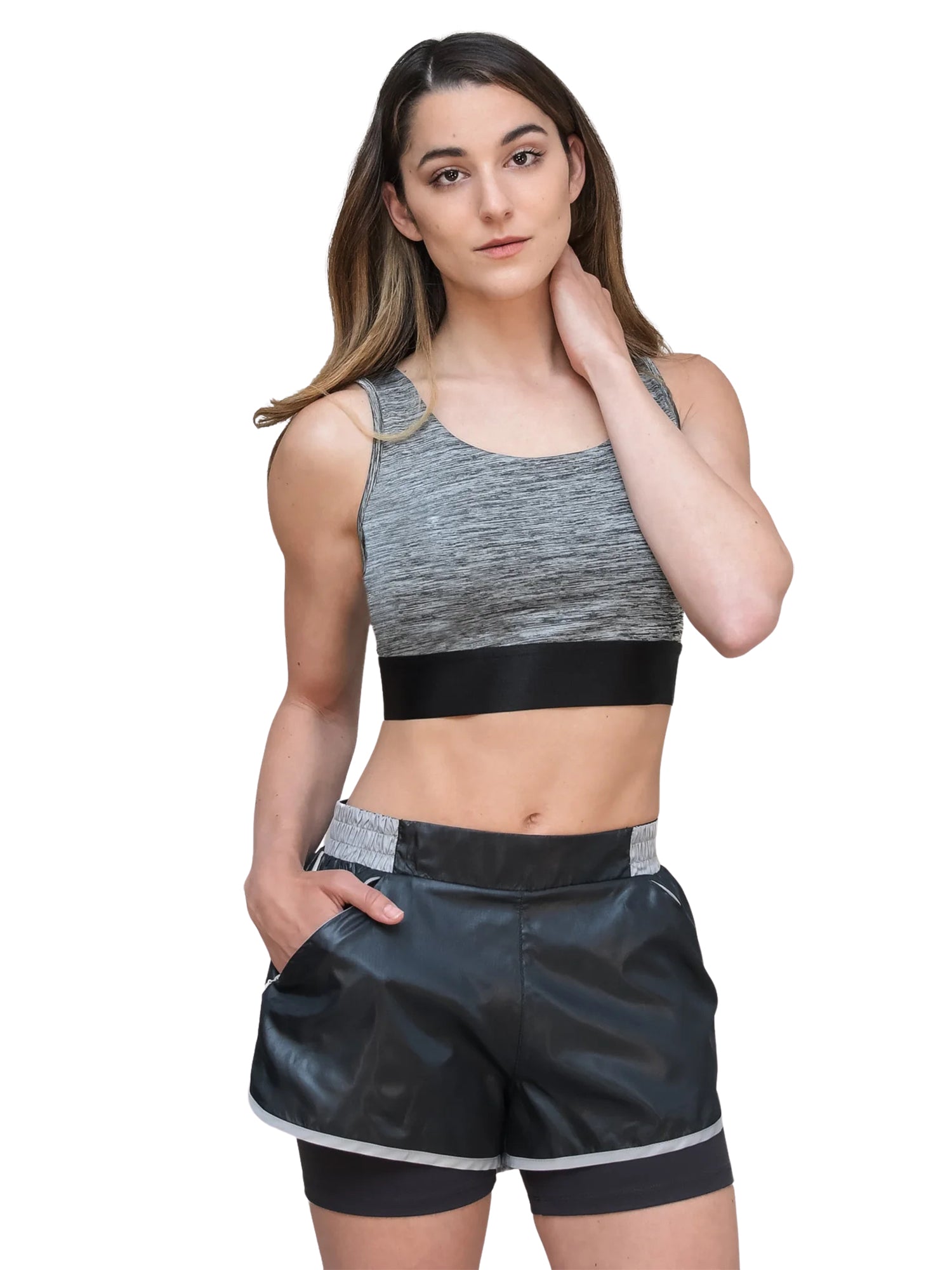 Lightweight Ripstop Double Short with Reflective Trim
