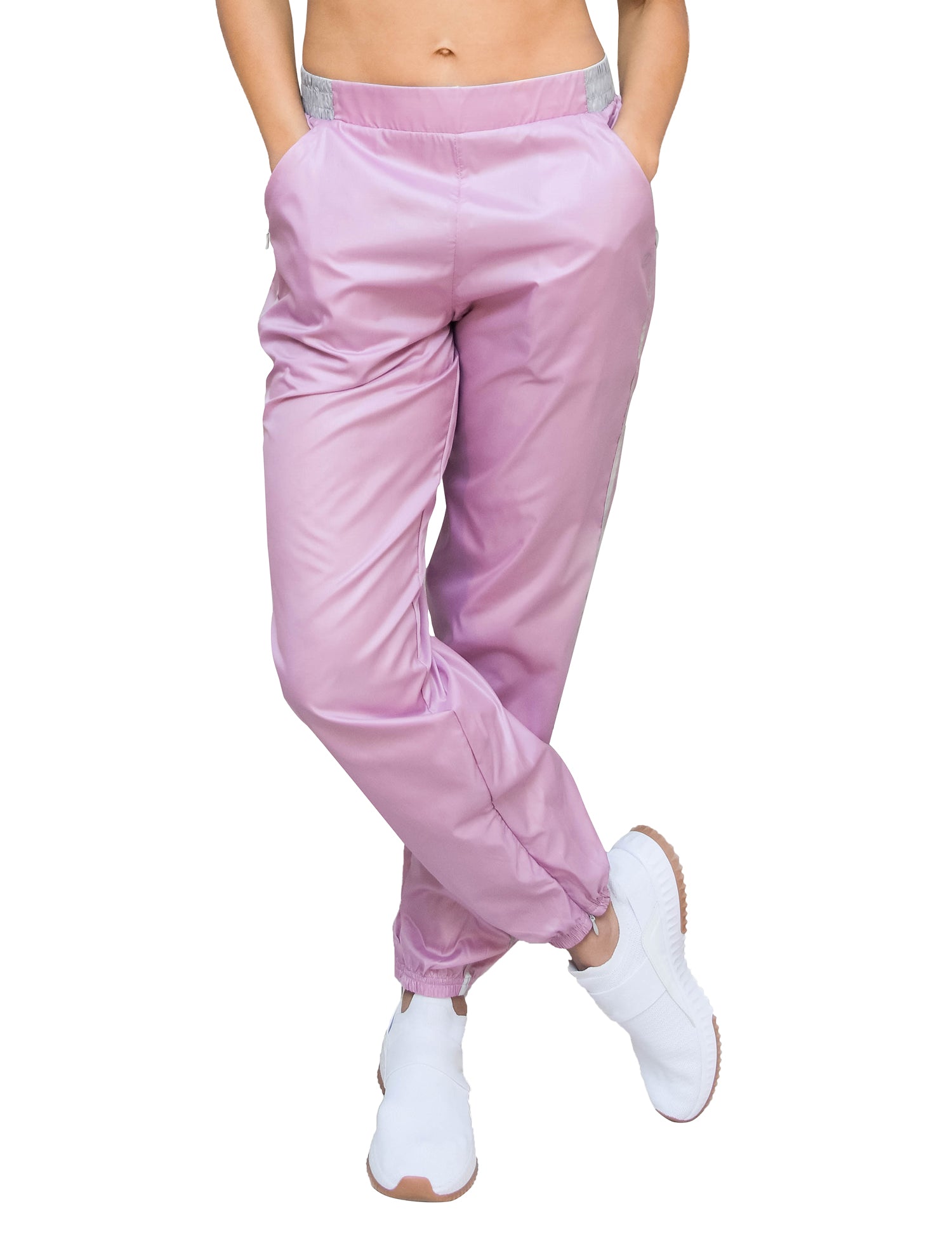 Unisex Lightweight Ripstop Pants with Reflective Trim