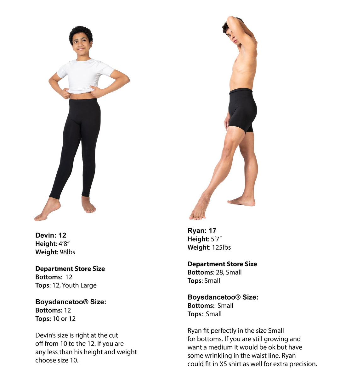 Precision Fit White Convertible Ballet Tights - BOYS - FINAL SALE