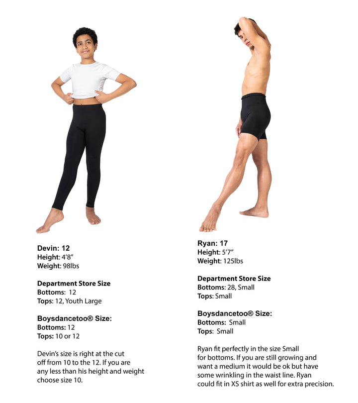 Precision Fit Convertible Ballet Tights - BOYS - FINAL SALE