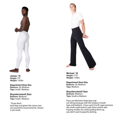 Precision Fit White Convertible Ballet Tights - MENS