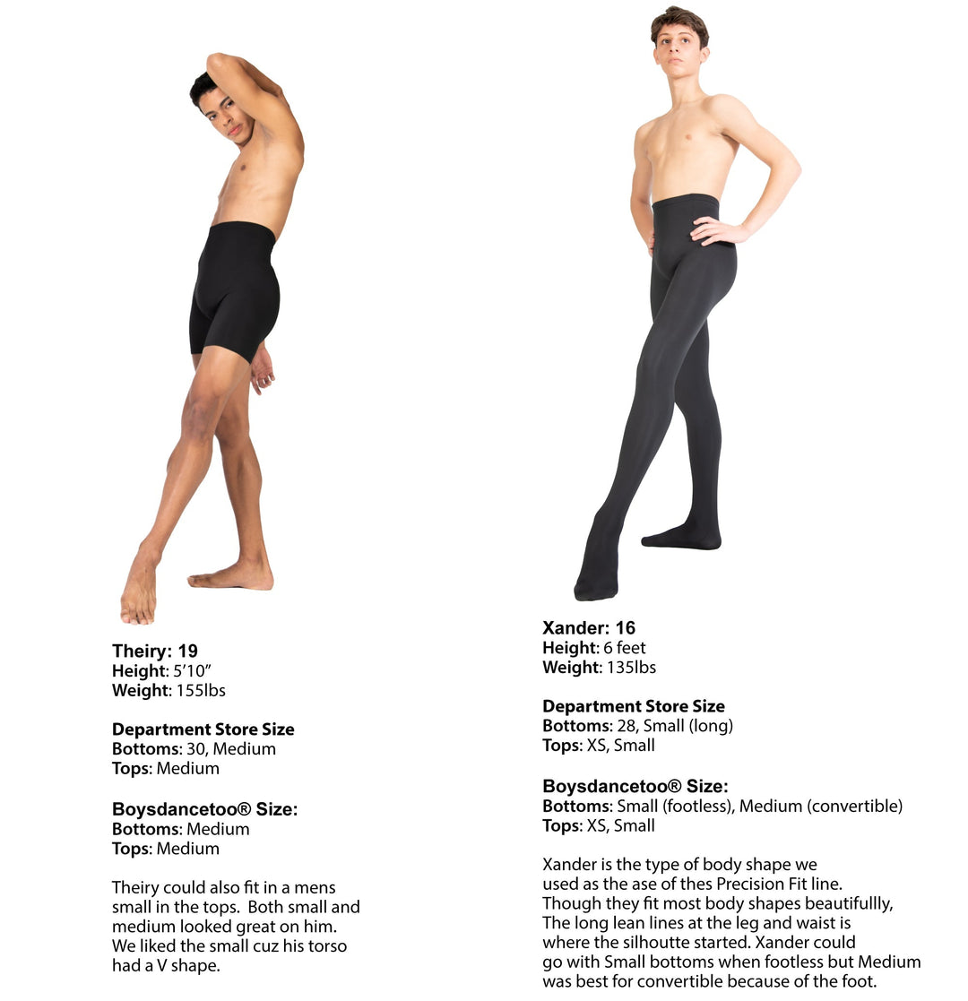 Precision Fit Convertible Ballet Tights - MENS - FINAL SALE