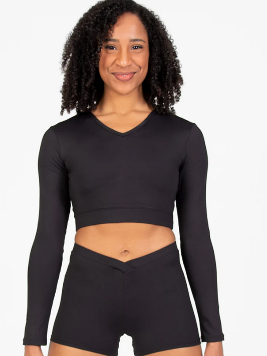 ProWear Long Sleeve Midriff Top - Adult