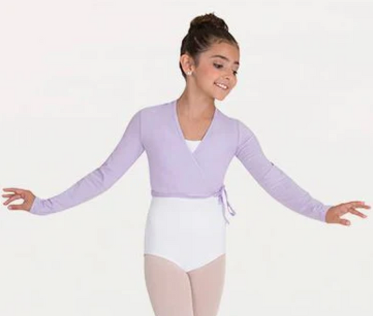 Long Sleeve Wrap Sweater - Child - alternate view