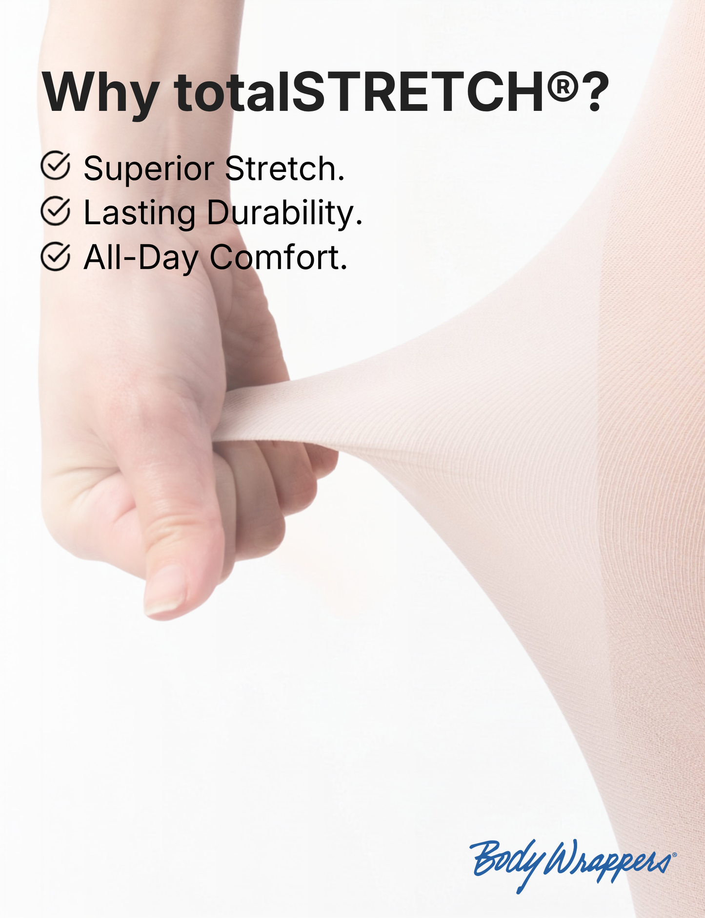 A81 totalSTRETCH Convertible Knit-Waist Tights - Adult