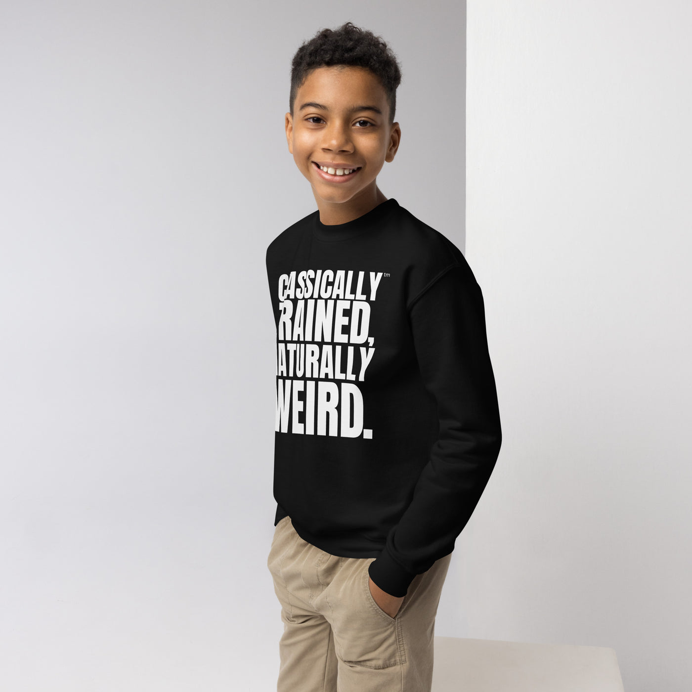 Classically Trained, Naturally Weird™ Sweatshirt - YOUTH