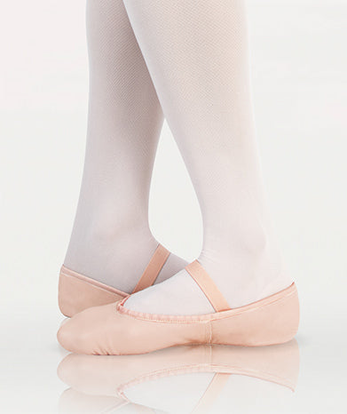 Full Sole Leather Ballet Flat - Theatrical Pink
