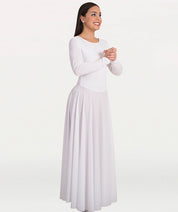 Loose Fit Long Sleeve Dance Dress - GIRLS