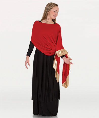 Convertible Asymmetrical Caftan Pullover - WOMENS