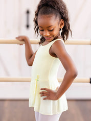 Microfiber Tank Ballet Leotard with Skirt - GIRLS