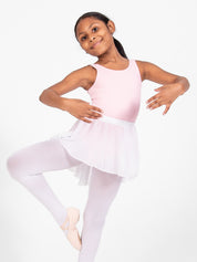 Pull-On Full Bouncy Chiffon Skirt - GIRLS