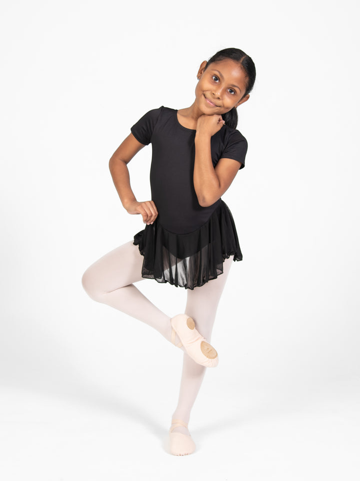 ProWEAR Short Sleeve Chiffon Skirted Leotard - GIRLS