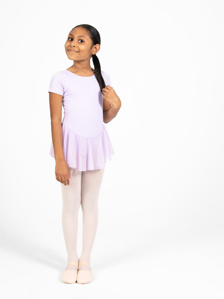 ProWEAR Short Sleeve Chiffon Skirted Leotard - GIRLS