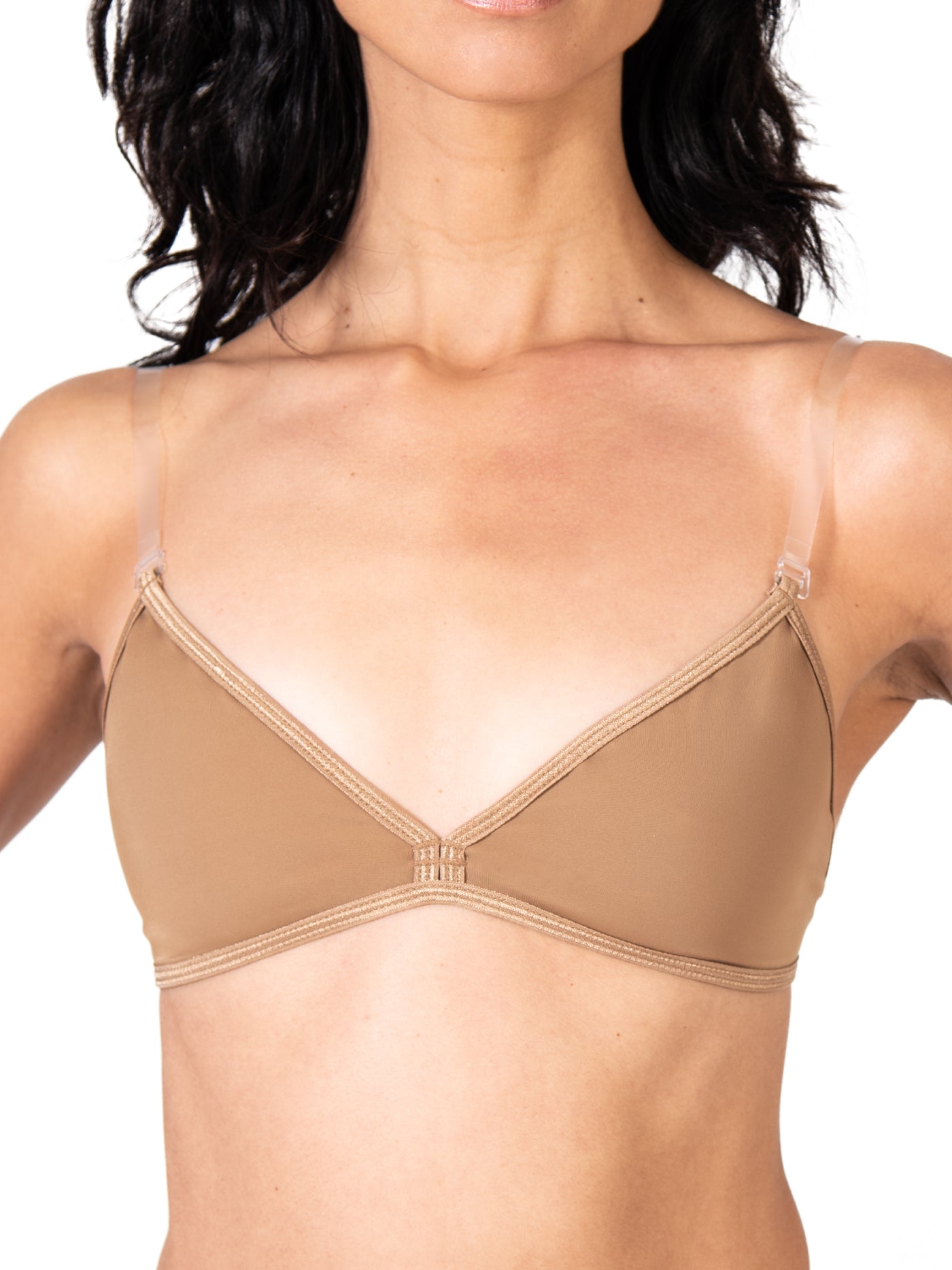 Bodywrappers Deep Plunge Removable Padded Cup Bra (291)
