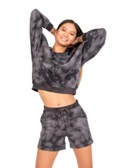 Tie Dye Drop Shoulder Sweatshirt