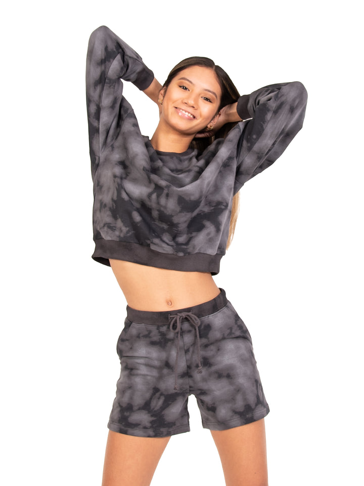 Tie Dye Drop Shoulder Sweatshirt