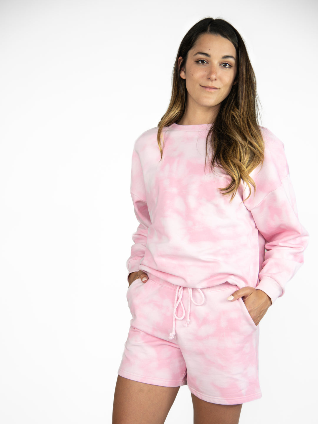 Tie Dye Drop Shoulder Sweatshirt