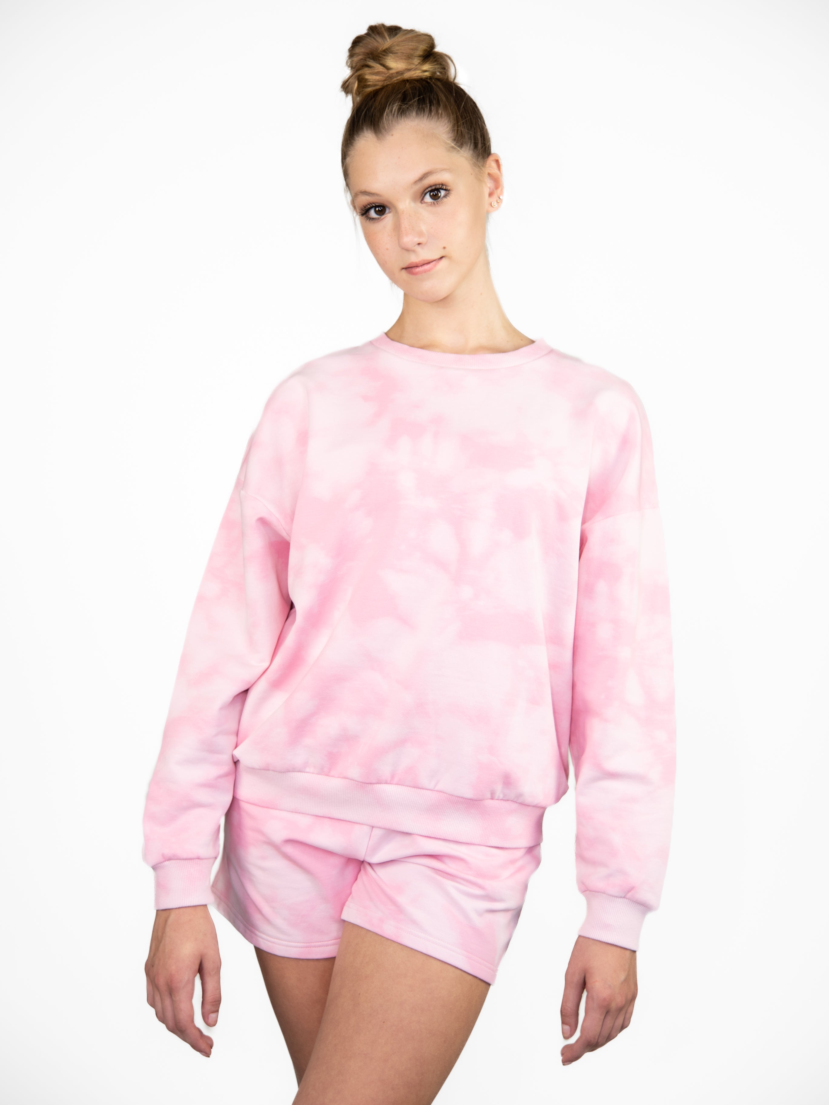 Tie Dye Drop Shoulder Sweatshirt