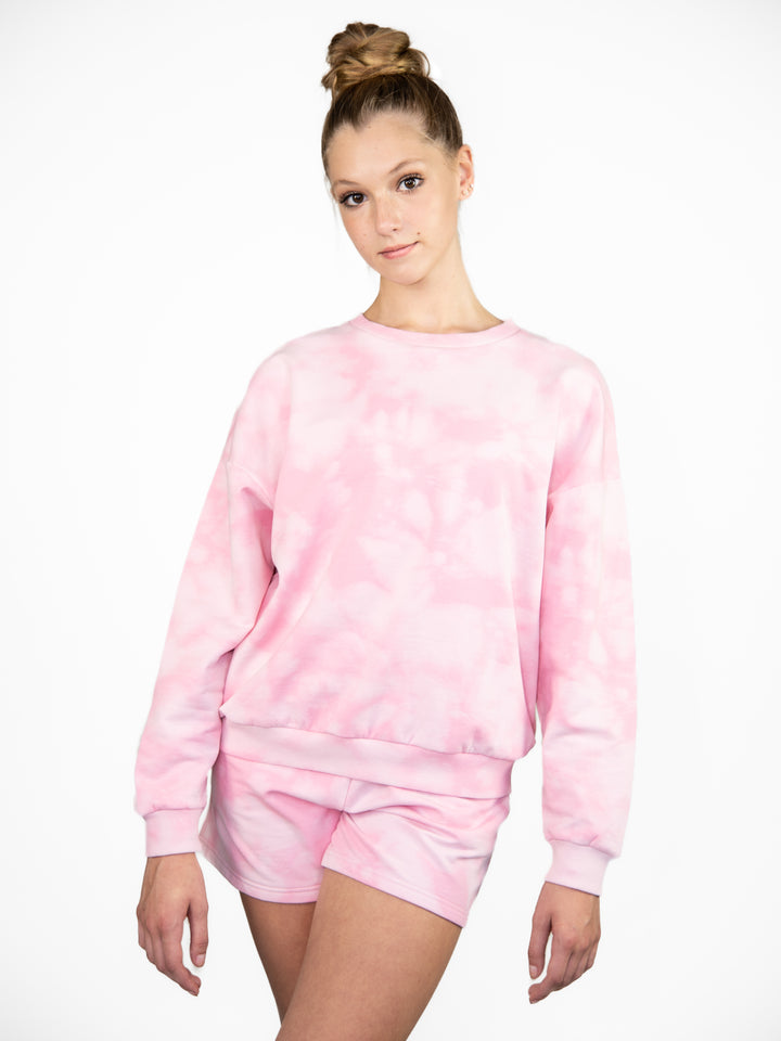 Tie Dye Drop Shoulder Sweatshirt