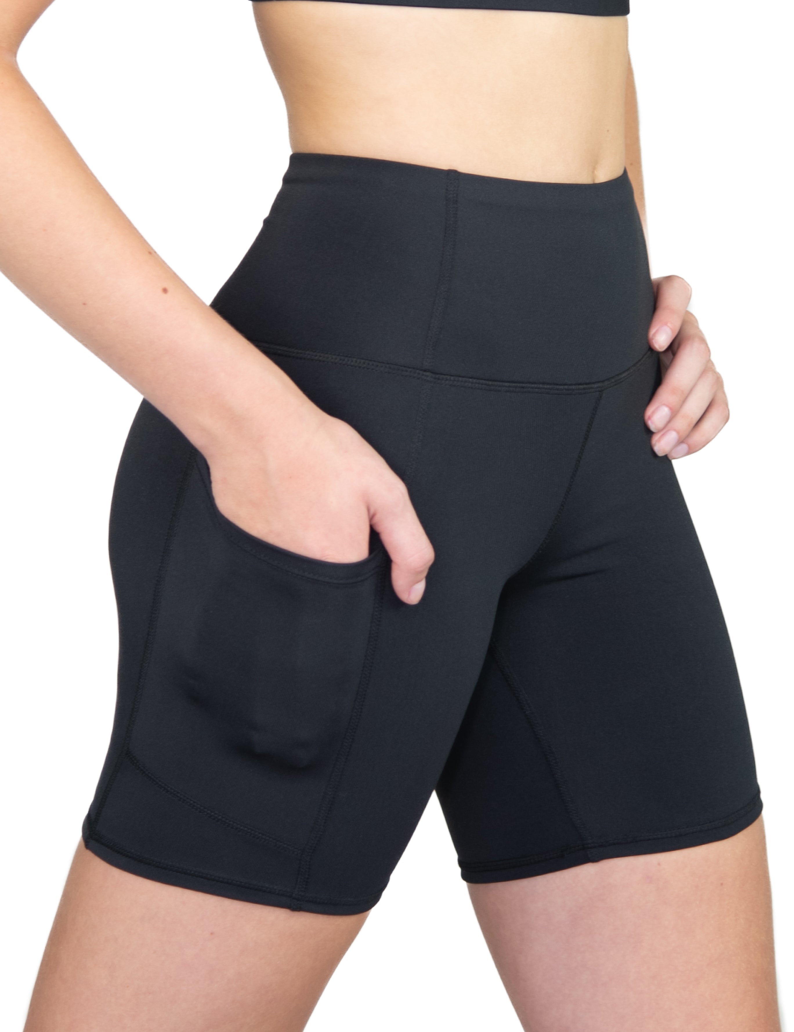 Recycled Poly Bike Short with Pockets